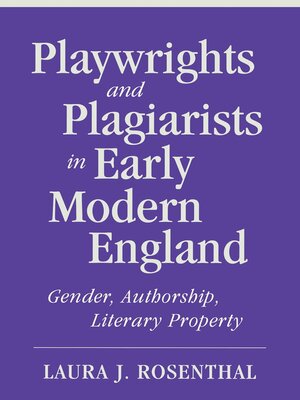 cover image of Playwrights and Plagiarists in Early Modern England